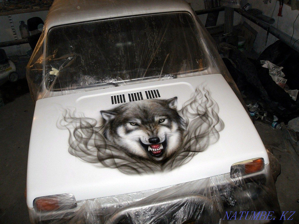 Airbrushing, painting cars, motorcycles, helmets, heavy equipment, etc. Almaty - photo 3