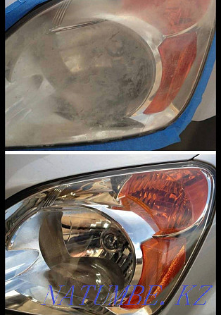 Chemical polishing of headlights Astana - photo 4