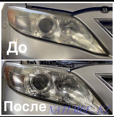 Chemical polishing of headlights Semey - photo 2