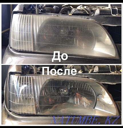 Chemical polishing of headlights Semey - photo 3