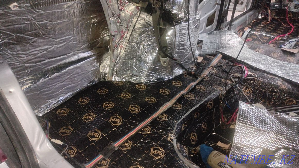 Обесшумка салона , шумоизоляция, теплоизоляция, шумка, химчистка, Шымкент - изображение 8