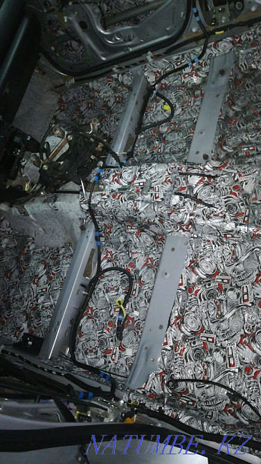 Обесшумка салона , шумоизоляция, теплоизоляция, шумка, химчистка, Шымкент - изображение 2