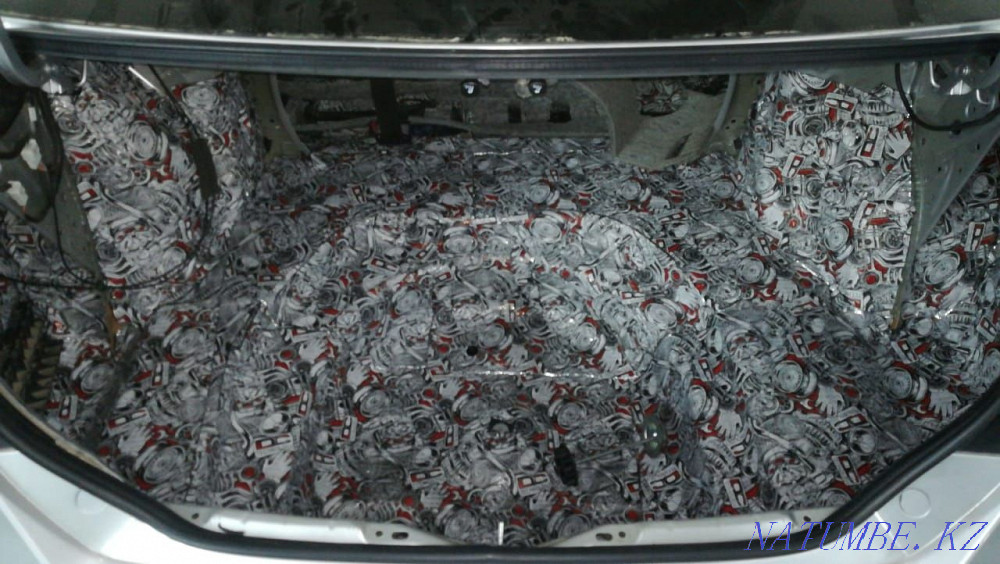 Обесшумка салона , шумоизоляция, теплоизоляция, шумка, химчистка, Шымкент - изображение 1