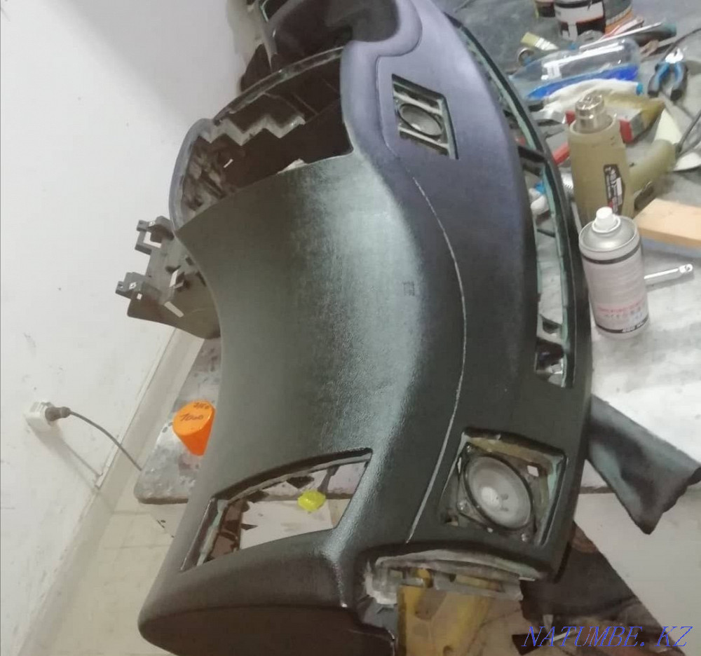 Upholstery salon, panel torpedo airbag, seats, ceiling, door, etc. Astana - photo 3