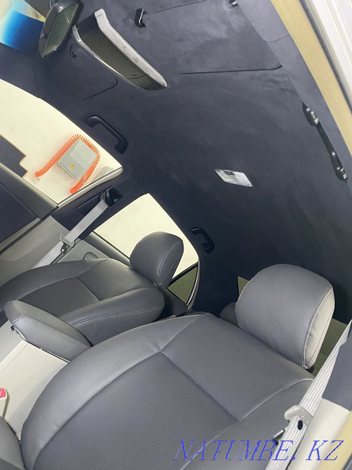 Перетяжка потолка. Алькантара/микрофибра/лакосте Алматы - изображение 6