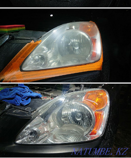 Полировка фар ,химическое восстановление фар . Караганда - изображение 1