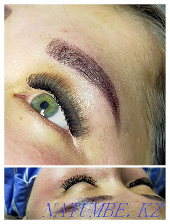 KSK, eyelash extensions, eyebrow shaping and dyeing, shellac Not expensive. Kostanay - photo 8