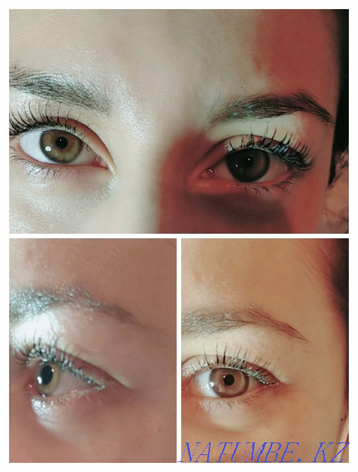 KSK, eyelash extensions, eyebrow shaping and dyeing, shellac Not expensive. Kostanay - photo 7