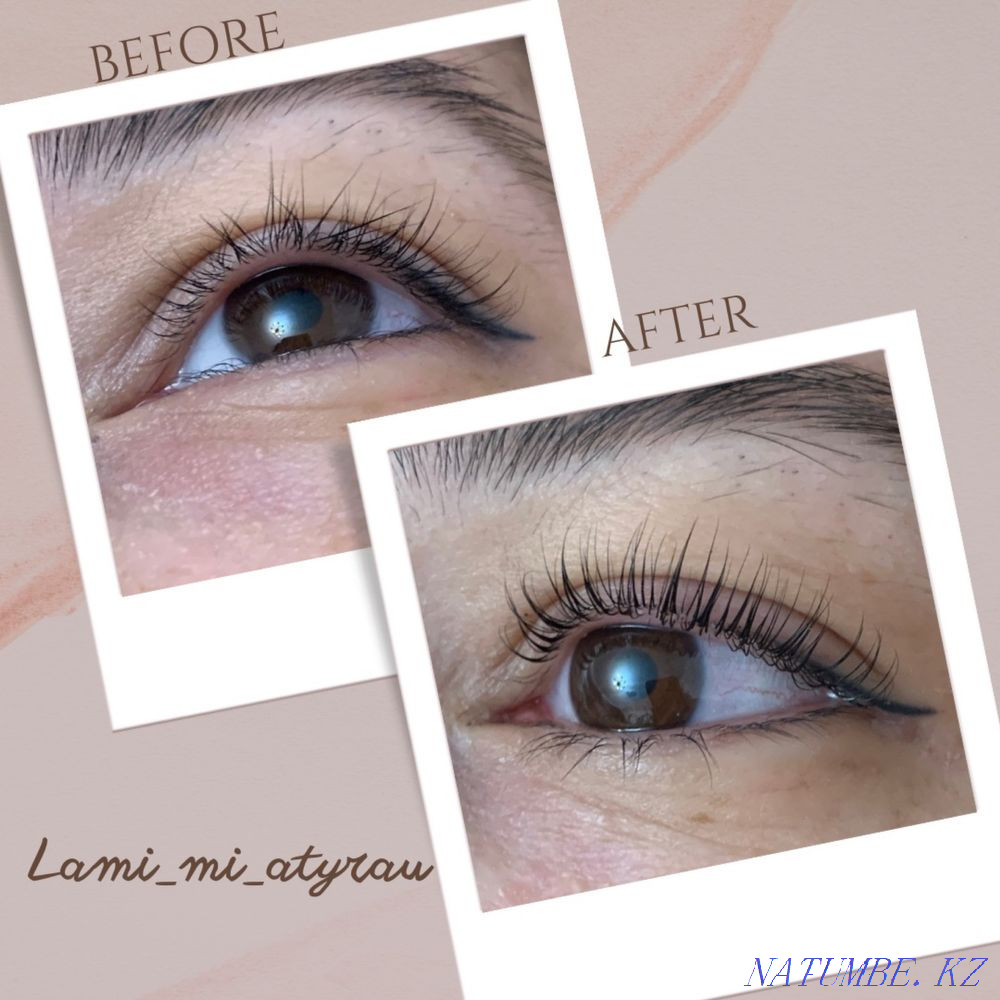 Акция!!! Ламинирование ресниц и бровей Атырау - изображение 3