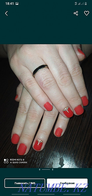 Eyelash extensions and gel polish. Oral - photo 5