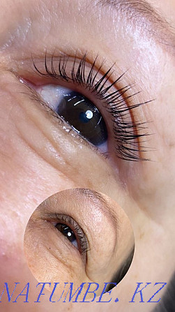 Lamination of eyelashes with Botox, Shaping and coloring of eyebrows. Rudnyy - photo 4