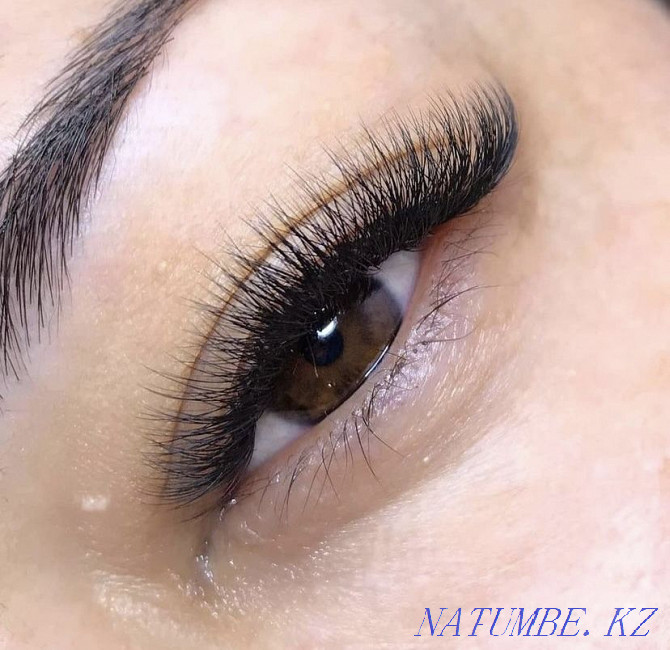 Eyelash extension 4000! Left side of eyelash Astana - photo 1