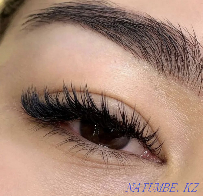 Eyelash extension 4000! Left side of eyelash Astana - photo 2