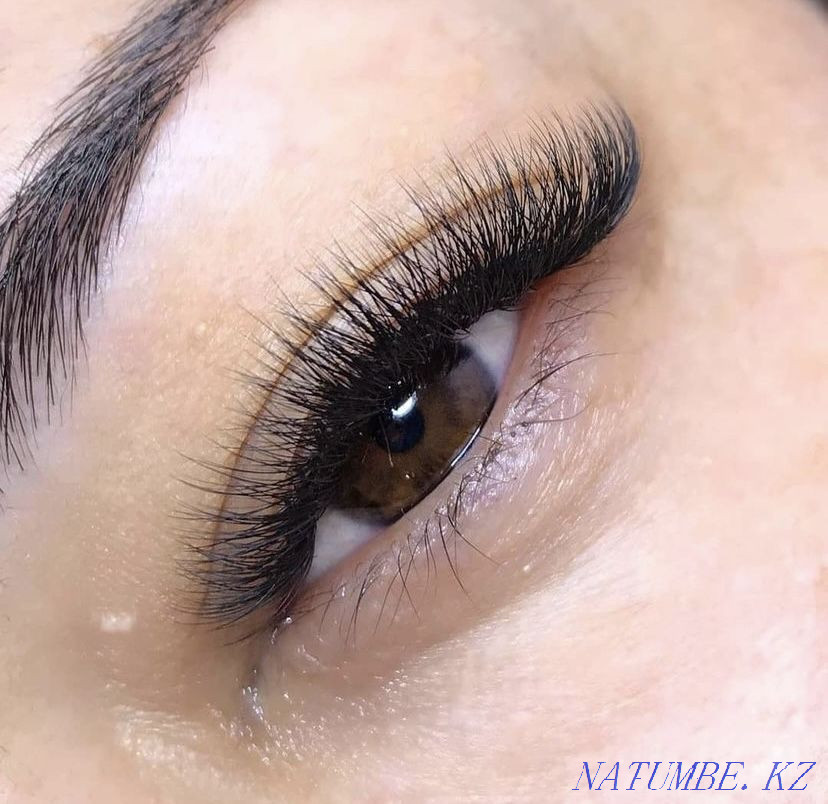 Eyelash extension 4000! Left side of eyelash Astana - photo 1