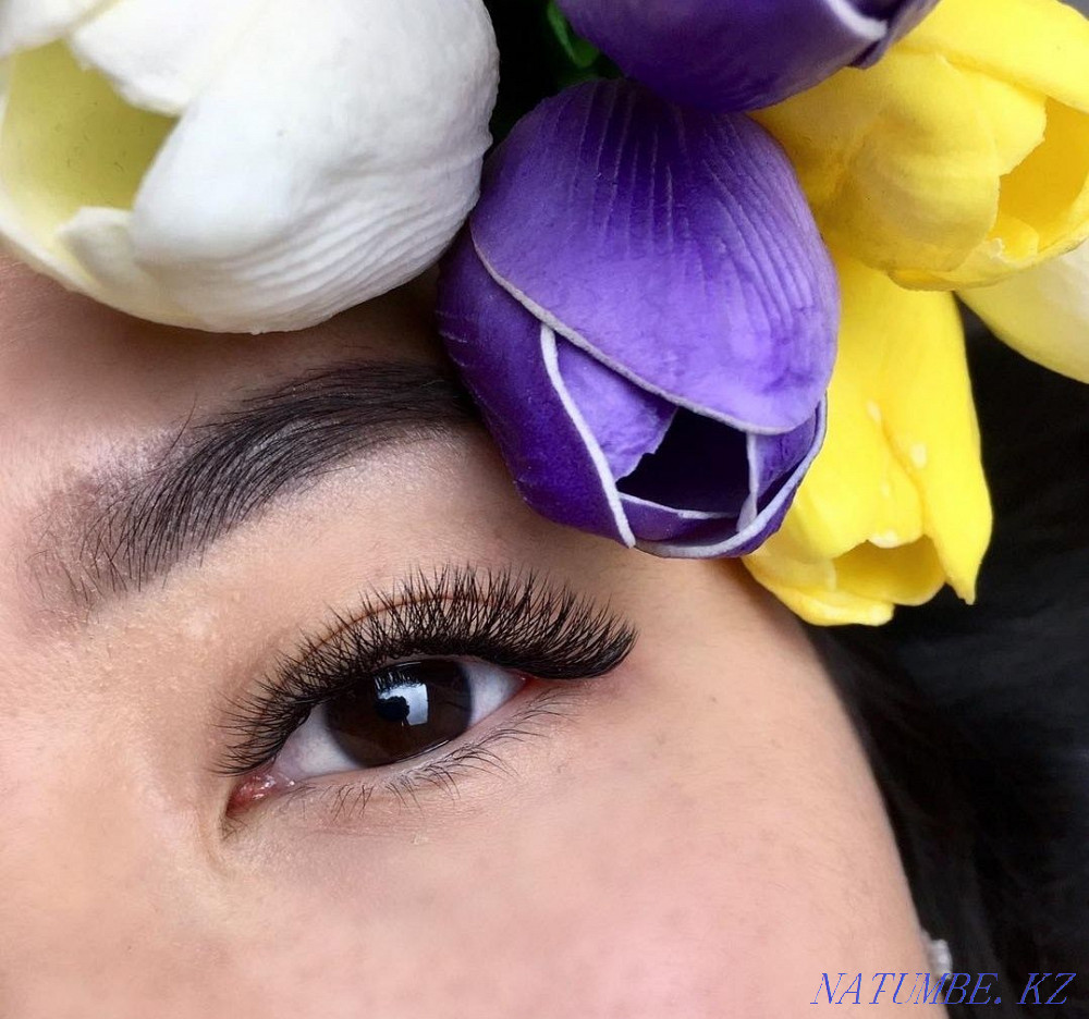 С ВЫЕЗДОМ | Наращивание ресницы и ламинирование Шымкент - изображение 1