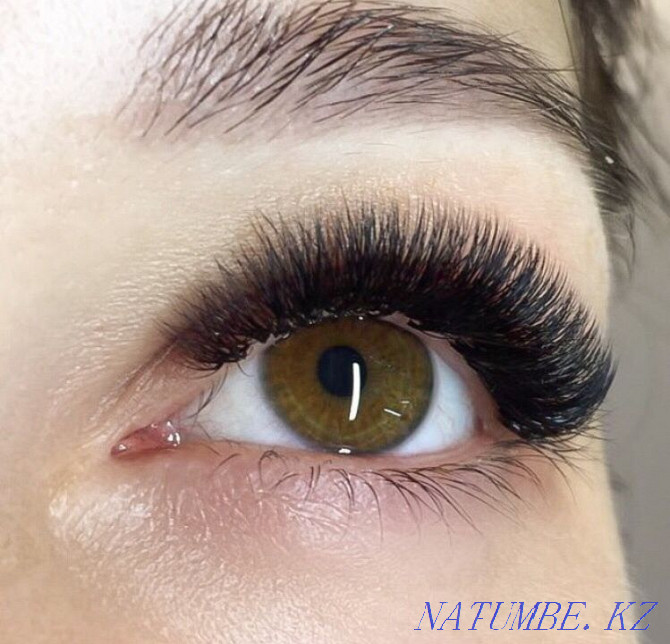 Quality. Eyelash extension all volumes 5000 tg. Astana - photo 3