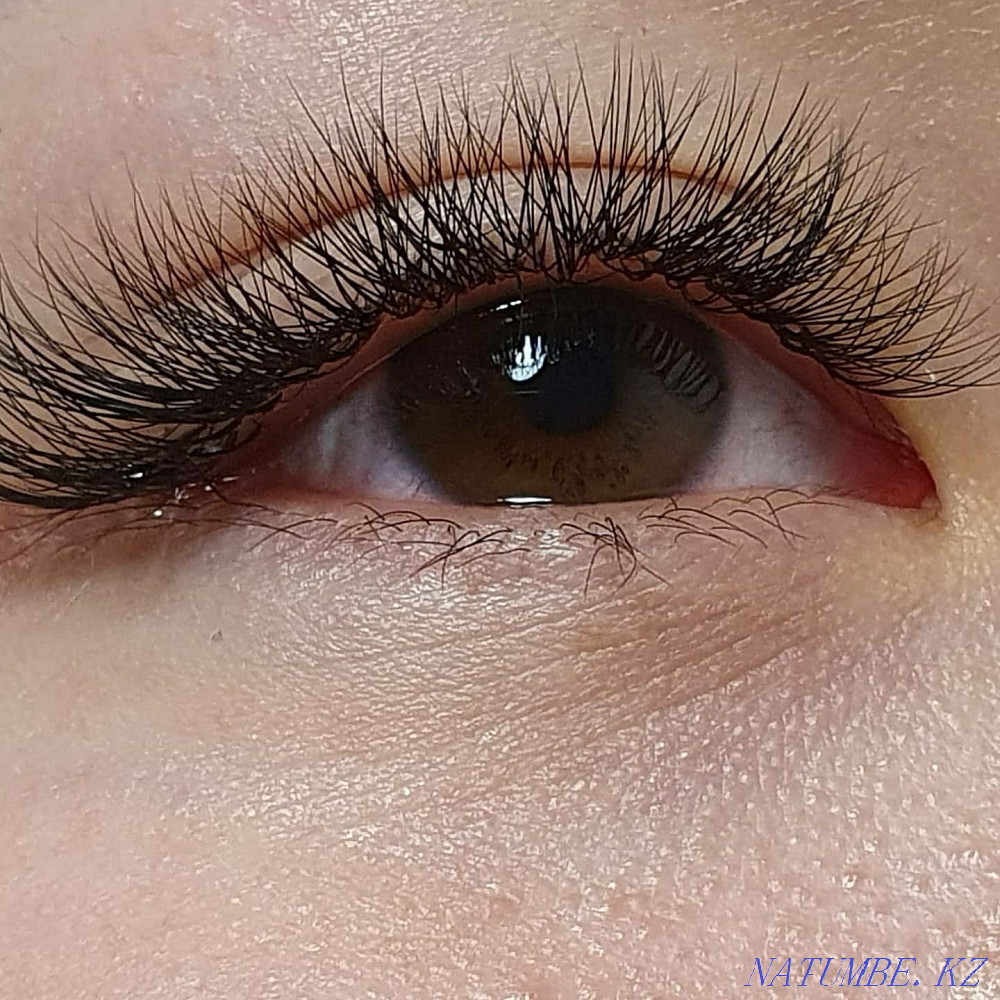 Качественное. Наращивание ресниц все объёмы 5000 тг. Астана - изображение 2