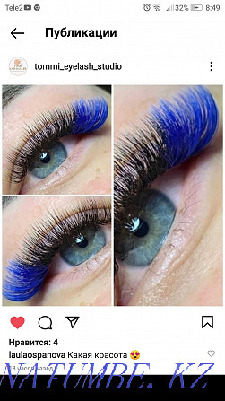 Promotion from 5000! Professional eyelash extensions in the salon! Astana - photo 6