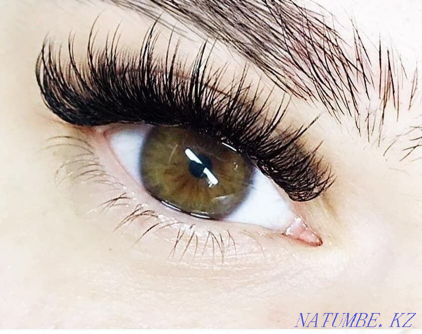 Наращивание ресниц от 4000т Макияж 3000 Атырау - изображение 1
