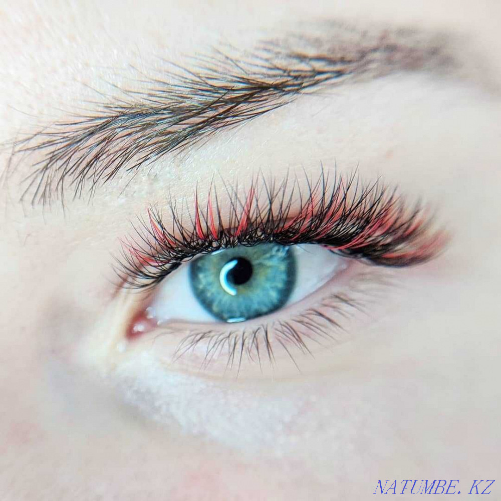 Наращивание ресниц, Ламинирование , коррекция и покраска бровей Петропавловск - изображение 2