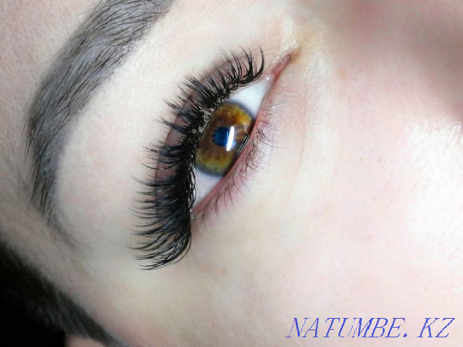 Eyelash extension Wet effect 4300tg Astana - photo 2