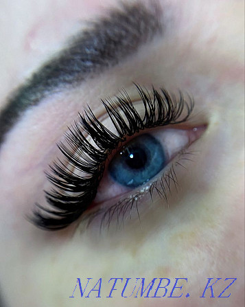 Eyelash extension Wet effect 4300tg Astana - photo 1