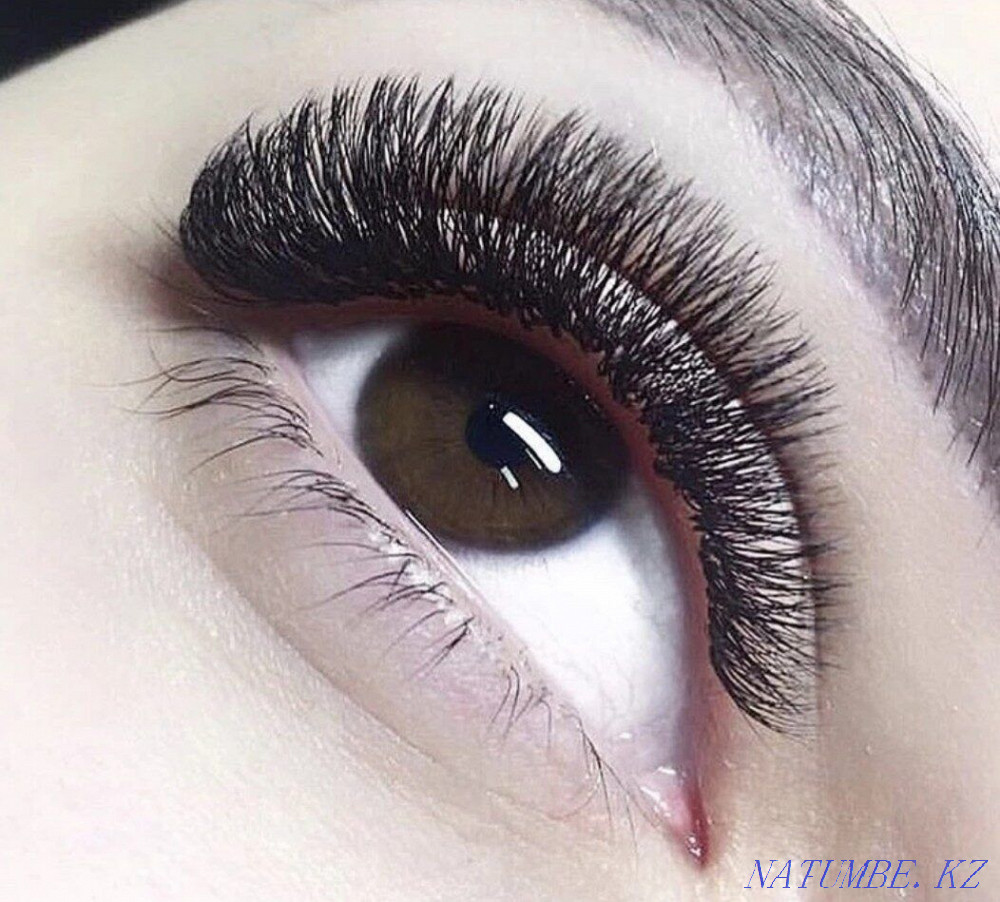 Eyelash extensions + lamination of eyelashes and eyebrows. Kokshetau - photo 4