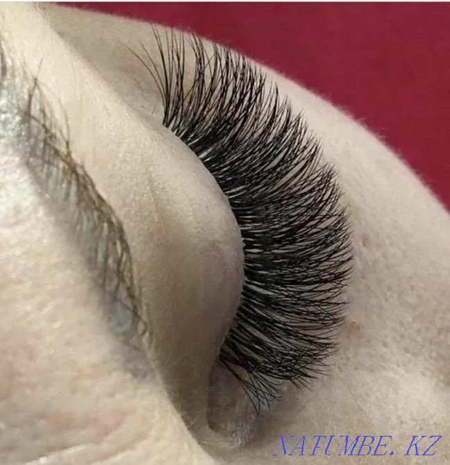 Eyelash extensions + lamination of eyelashes and eyebrows. Kokshetau - photo 5