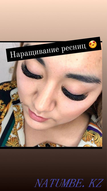 Наращиваю ресницы от 1500+чистка лица в подарок! Шымкент - изображение 2
