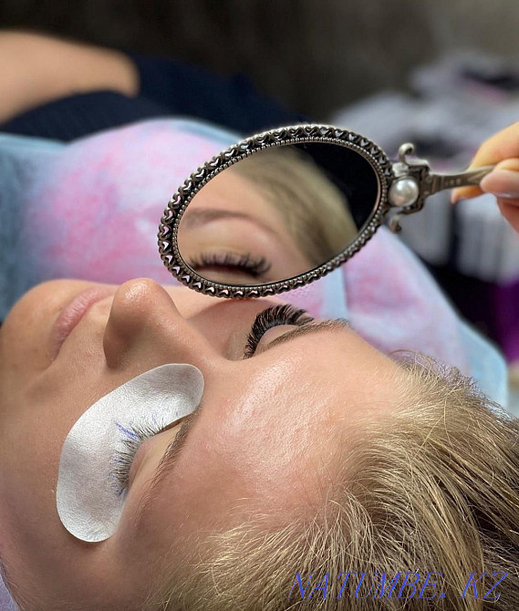 Наращивание ресниц, выезд на дом Алматы - изображение 1