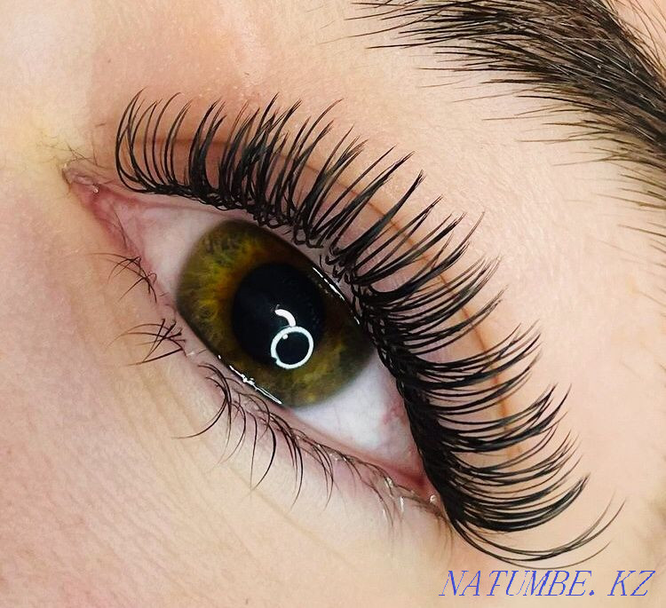 Наращивание ресниц 4000 тн. Маникюр 2000 тн.Обучение. Астана - изображение 1
