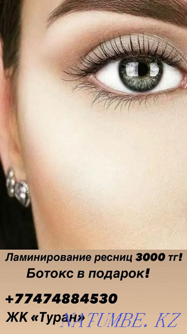 Ламинирование ресниц и бровей Астана - изображение 1