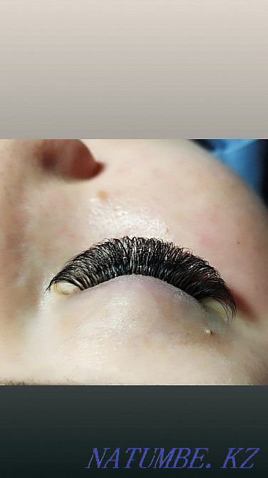 Наращевание ресниц 5000тг все объем Шымкент - изображение 1
