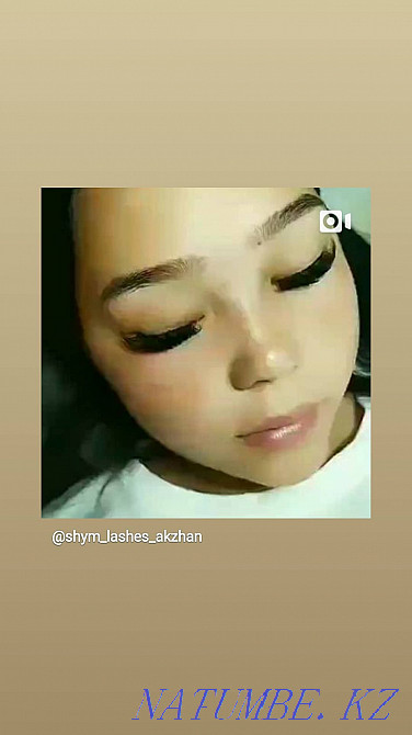 Наращевание ресниц 5000тг все объем Шымкент - изображение 4