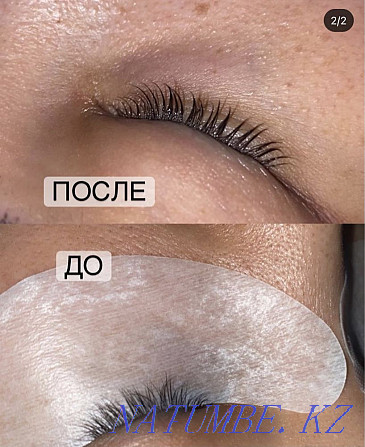 On departure !!Lamination of eyelashes and eyebrows !Eyelash extension ! Almaty - photo 2