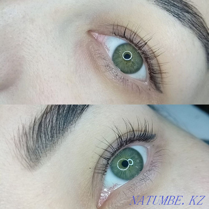 Lamination of eyelashes and eyebrows 5000t Almaty - photo 7