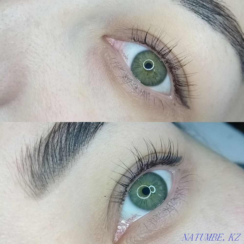Lamination of eyelashes and eyebrows 5000t Almaty - photo 7