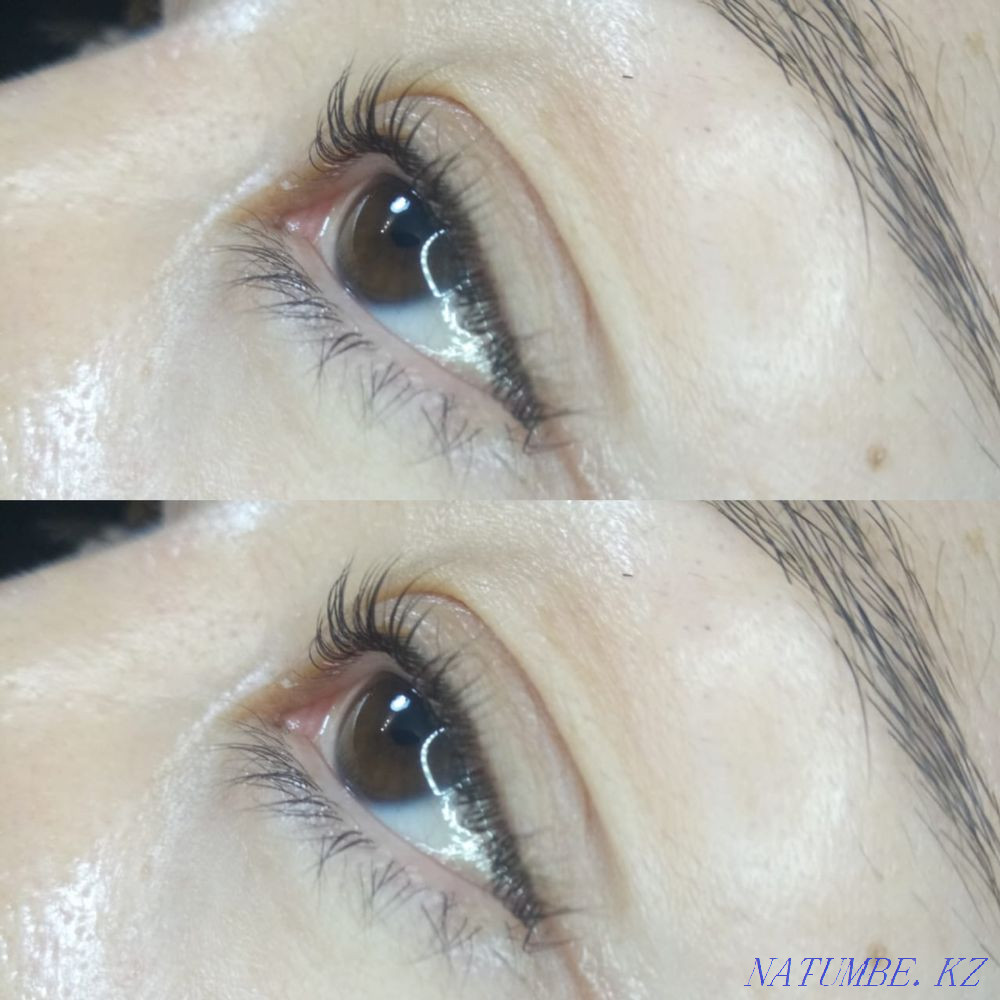 Lamination of eyelashes and eyebrows 5000t Almaty - photo 6