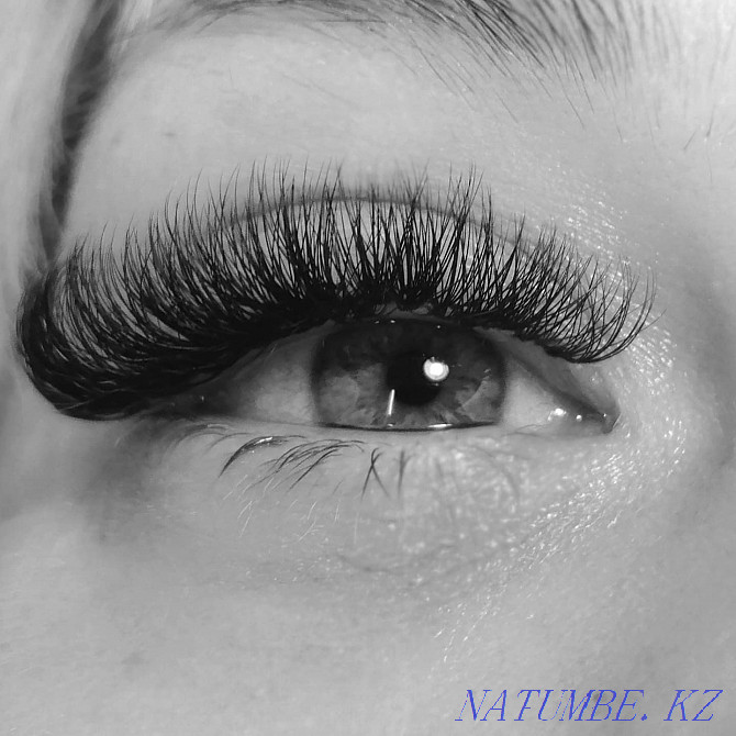 Eyelash extensions at home Almaty - photo 6