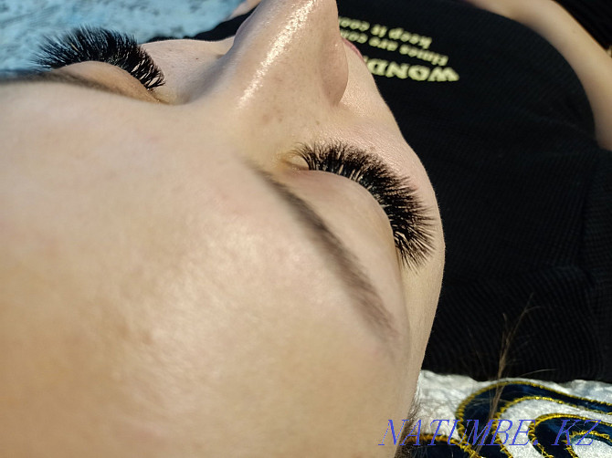 Eyelash extensions with home visits Astana - photo 7