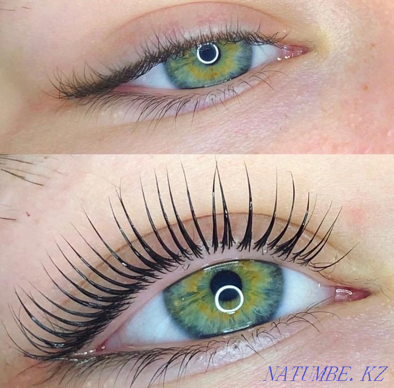 Ламинирование ресниц и бровей, коррекция и покраска бровей Караганда - изображение 2