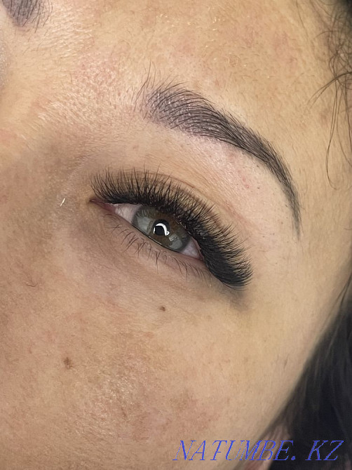 Наращивание рениц от 5000. Ламинирование ресниц 5000. Kaspi red Астана - изображение 1