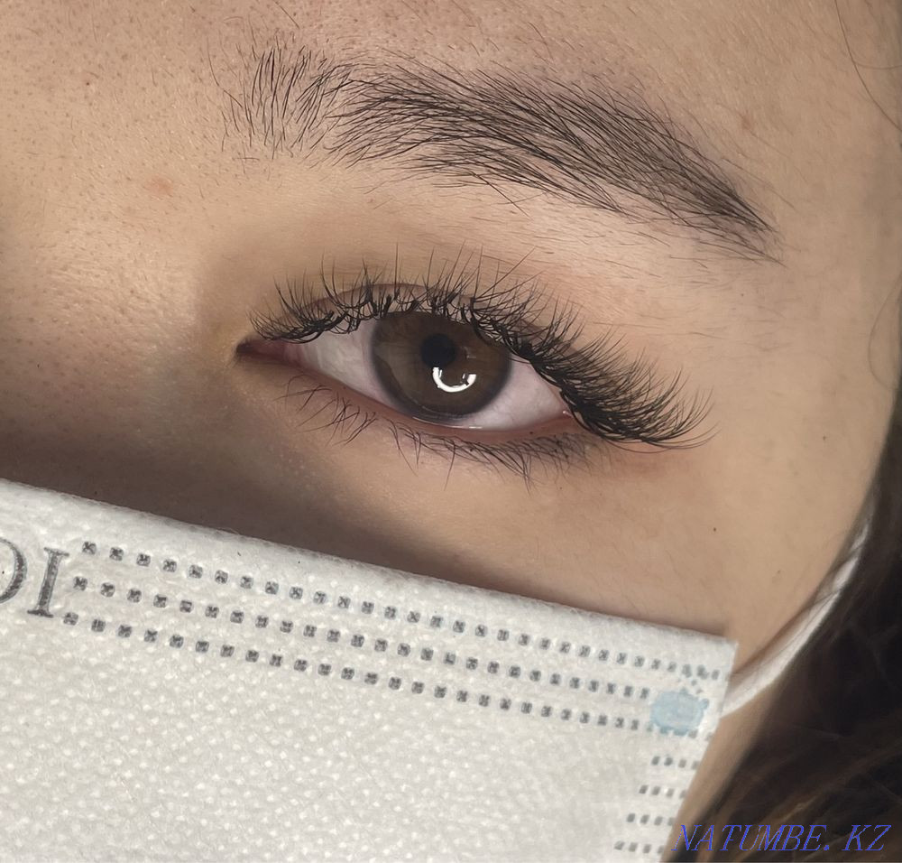 Наращивание рениц от 5000. Ламинирование ресниц 5000. Kaspi red Астана - изображение 2