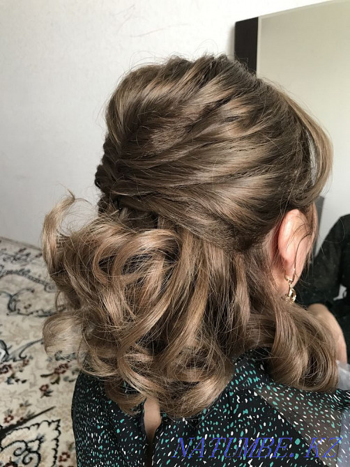 наращивание ресниц прическа макияж Жезказган - изображение 7