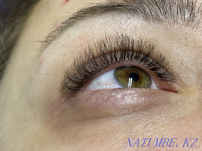 Eyelash extensions 4000-classic and 2D, 5000-volume Almaty - photo 7