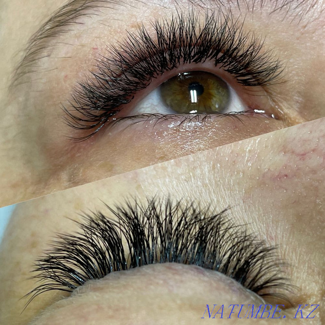 Eyelash extensions 4000-classic and 2D, 5000-volume Almaty - photo 3