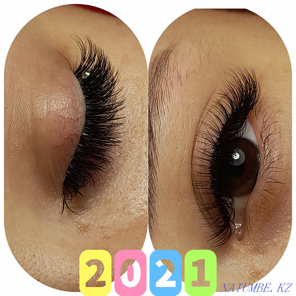Eyelashes-2500tg, Gel polish-2500tg Oral - photo 1