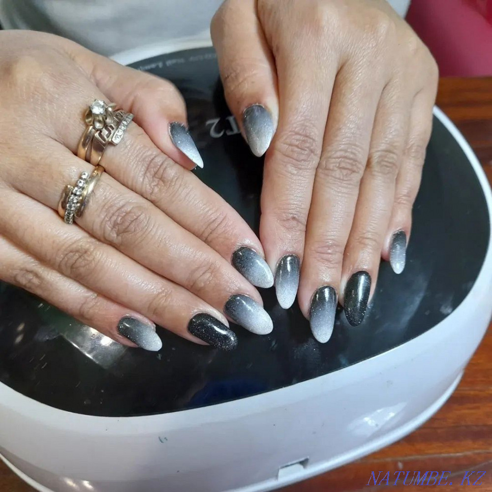 Eyelashes-2500tg, Gel polish-2500tg Oral - photo 6