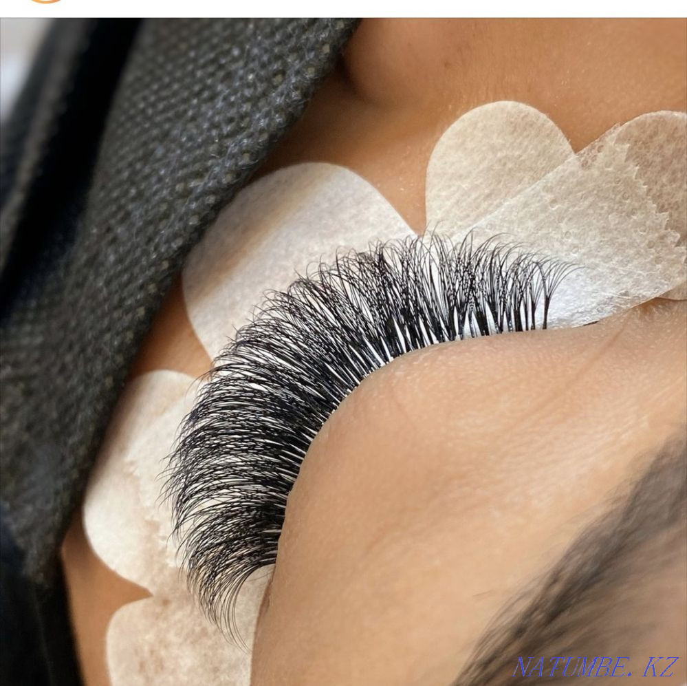 Eyelash extensions all volumes 4500tg, Shugaring the whole body 7000tg Shymkent - photo 3