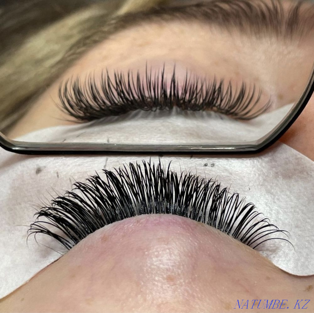 Eyelash extensions all volumes 4500tg, Shugaring the whole body 7000tg Shymkent - photo 4